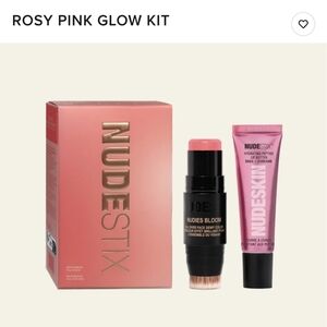 Nudestix Cherry Blossom Babe Blush And Rose Sparkle Lip Shade